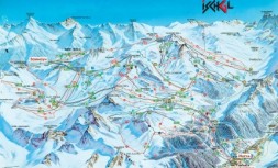 Ишгль - горнолыжная карта